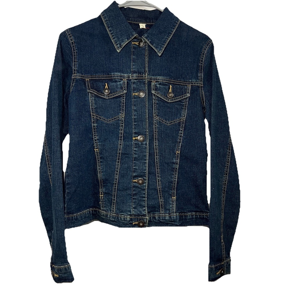Vintage Women's‎ Wrangler Denim Jacket Button Small Reg